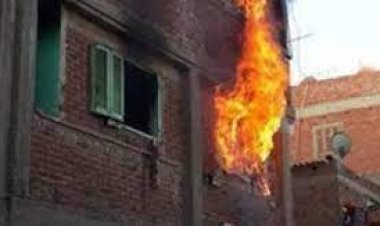 اخماد حريق داخل عقار سكنى بمنطقة دار السلام دون إصابات