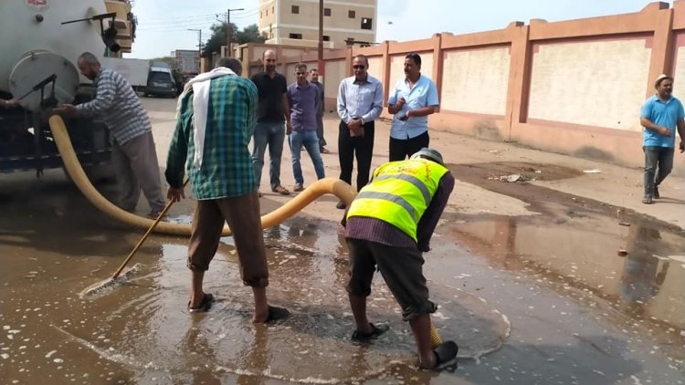 جهود مكثفة لمواجهة احتمالات سقوط أمطار غزيرة بالدقهلية