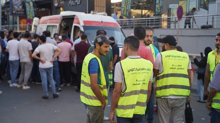 أمانة حزب «مصر أكتوبر» بالإسكندرية تشارك في حملة التبرع بالدم تضامنا مع الشعب الفلسطيني