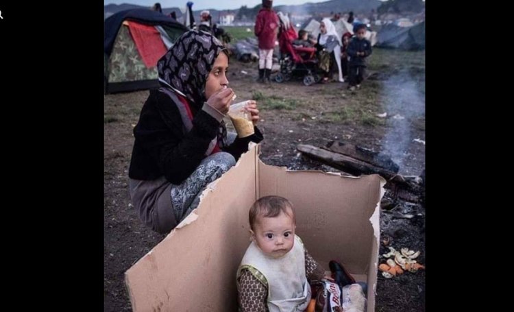 «ماما إحنا هنموت؟».. طفل فلسطيني يحاور والدته على خط النار