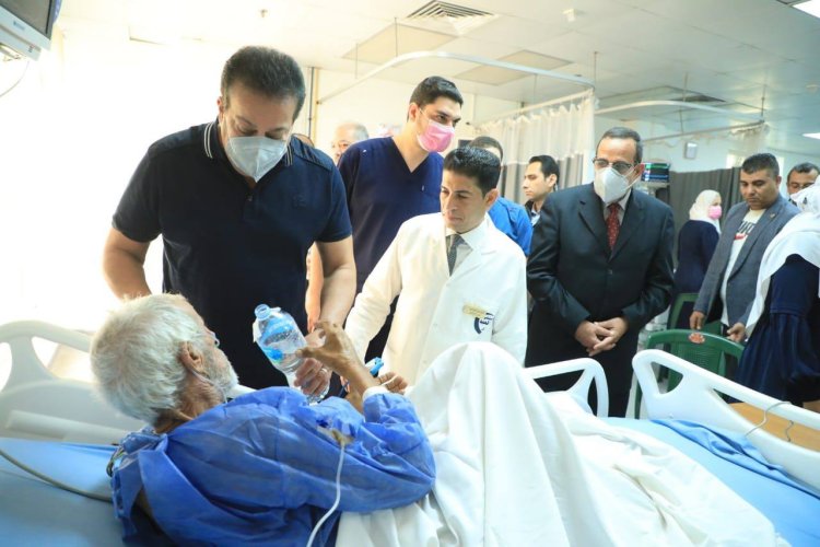 وزير الصحة ومحافظ شمال سيناء يتفقدان مستشفى بئر العبد النموذجي