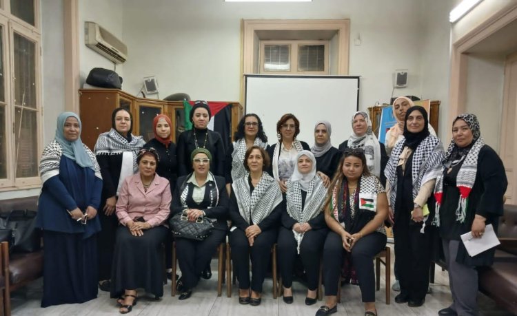 تفاصيل زيارة قيادات نسائية بالمصري الديمقراطي الاجتماعي لاتحاد المرأة الفلسطينية