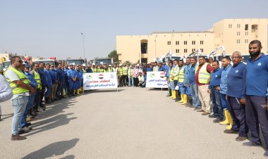 مياه بني سويف تقدم سيناريو محاكاة للتعامل مع الأزمات والطوارئ بموسم الشتاء