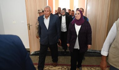 وزيرة التضامن تتفقد مركز التأهيل الاجتماعي في الفرافرة بحضور محافظ الوادي الجديد
