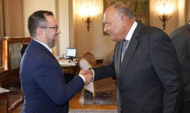 وزير الخارجية يستقبل نظيره الفنزويلي بمقر وزارة الخارجية