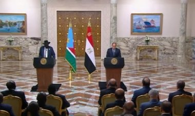 عاجل.. الرئيس السيسي يستعرض مع رئيس جنوب السودان تطورات قضية سد النهضة