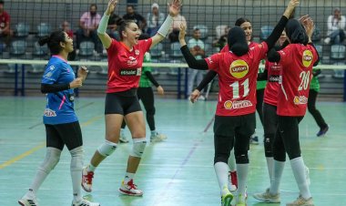 «سيدات طائرة الأهلي» يفوز على أصحاب الجياد في أولى مباريات الفريق بالدوري