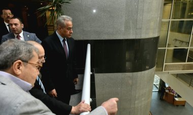 وزير العمل يزور الاتحاد المصري لمقاولي البناء والتشييد ويلتقى قياداته