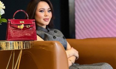 أسما إبراهيم تحصل على جائزة مهرجان ضيافة " Falcon Of The Year"