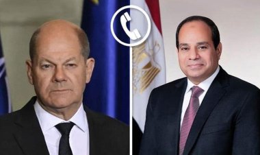 الرئيس السيسي يبحث مع المستشار الألماني هاتفيا سبل تحقيق الاستقرار في المنطقة