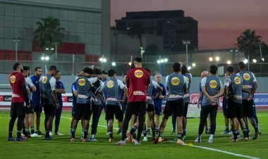 الأهلي يواصل تدريباته استعدادا لمباراة الجونة