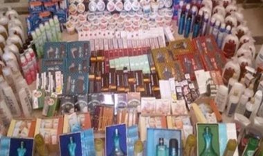 العثور على 24 ألف عبوة مستحضرات تجميل مجهولة المصدر في المطرية