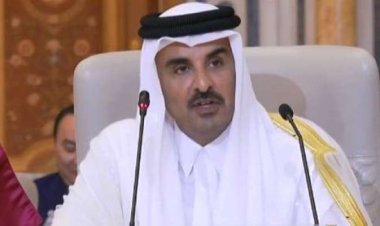 أمير قطر: المجتمع الدولي فشل في اتخاذ ما من شأنه وقف المجازر في غزة