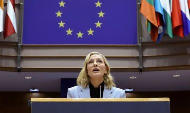 كيت بلانشيت تدعو لوقف إطلاق النار في غزة أمام البرلمان الأوروبي: «أنا خايفة»