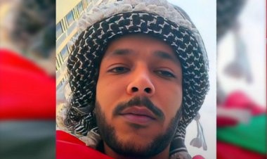 بالشال والكوفية.. ويجز يشارك في مظاهرات داعمة لفلسطين في أمريكا