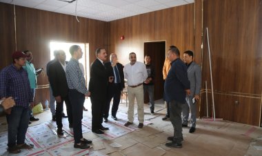 محافظ كفرالشيخ يتفقد أعمال إنشاء مركز السيطرة الموحد للشبكة الوطنية