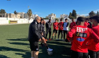 منتخب الشباب يختتم تدريباته استعدادًا لمواجهة ليبيا