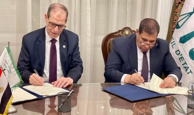 مجلس الدولة يوقع بروتوكول تعاون مع النيابة الإدارية بهدف التكامل الإلكتروني