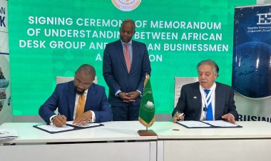 مذكرة تفاهم بين جمعية رجال الأعمال والمجلس الاستشاري لمنطقة التجارة الحرة القارية الإفريقية