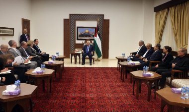 الرئيس الفلسطيني يستقبل وفدًا أميركيًا برئاسة منسق شؤون الشرق الأوسط في مجلس الأمن القومي الأميركي