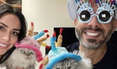 أنت منزلي دائمَا.. بسنت شوقي تحتفل بعيد ميلاد محمد فراج