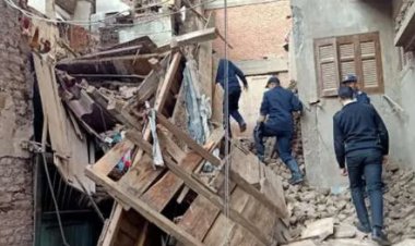 مصرع وإصابة 4 أشخاص في انهيار منزل بأسيوط