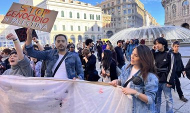 عصام السقا يشارك في مظاهرات لدعم فلسطين بإيطاليا