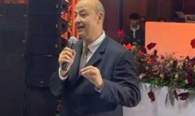 عمرو أديب من فرح نجله: «بجد نفسي أعيط»