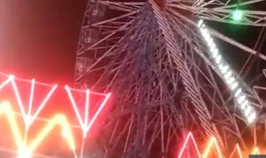 انقلاب عربات الملاهي  يُثير رعب الهنود