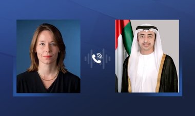 عبد الله بن زايد ووزيرة خارجية هولندا يبحثان جهود الاستجابة الإنسانية للمدنيين في غزة