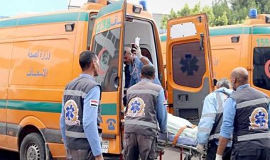 إصابة 18 شخصًا في حادث انقلاب سيارة بالبحيرة  