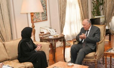 سامح شكري يلتقي وزيرة الدولة للتعاون الدولي لـ قطر