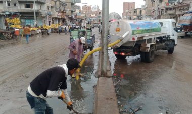 محافظ كفرالشيخ يتابع جهود أجهزة ومراكز ومدن المحافظة في رفع مخلفات الأمطار