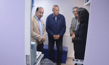 محافظ القليوبية يدشن القافلة الطبية المتحركة لتقديم الخدمات للأسر الأولي بالرعاية