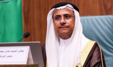 رئيس البرلمان العربي يتقدم بشكوي إلى المحكمة الجنائية الدولية بسبب قصف قطاع غزة