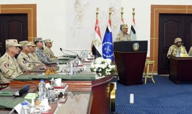 القائد العام للقوات المسلحة يشهد تنفيذ المرحلة الرئيسية لمشروع مراكز القيادة التعبوى «جالوت -2»