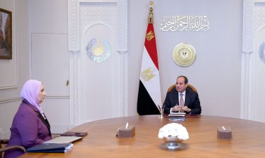 لمناقشة مساعدات غزة.. الرئيس السيسي يجتمع مع وزيرة التضامن الاجتماعي