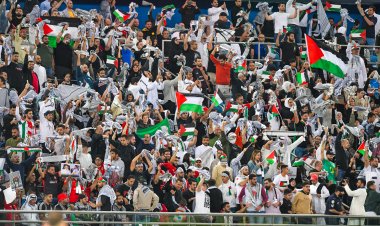 في الدقيقة «7».. الجماهير تهتف بقوة لفلسطين خلال مواجهة أستراليا في تصفيات كأس العالم | فيديو