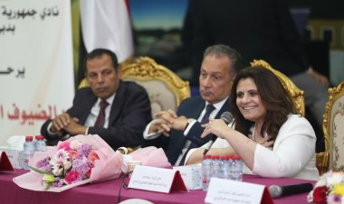 وزيرة الهجرة تلتقي الجالية المصرية في الإمارات لحثهم على المشاركة في الانتخابات الرئاسية