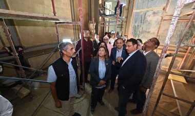 ممثلو بنك التنمية الأفريقى يتفقدون مشروعات برنامج الصرف الصحى بالأقصر