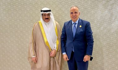 «سويلم» يلتقى وزير المياه الكويتى على هامش المؤتمر العربى الخامس للمياه