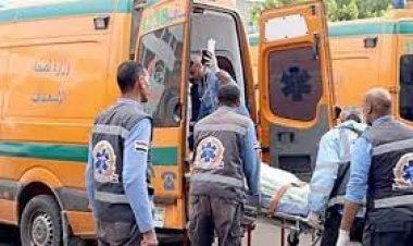 مصرع شخص وإصابة آخر فى حادث تصادم بطريق القطامية