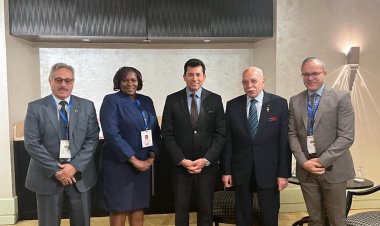 وزير الشباب يلتقي اعضاء مجلس ادارة الاتحاد الافريقي للرياضات الجامعية FASU