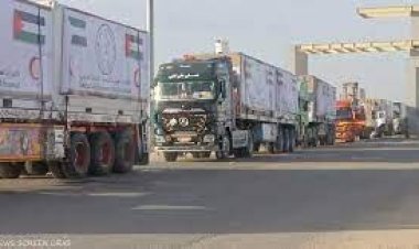 الجزء الثاني من المستشفى الميداني الإماراتي يستعد لدخول غزة