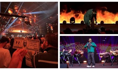 حقيقة توزيع محمد رمضان دولارات في حفله بالسعودية