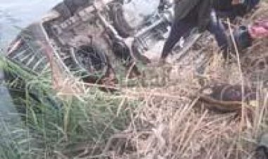 إصابة 10 مواطنين في حادث انقلاب سيارة ربع نقل بأسوان