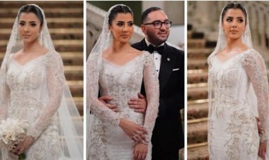 «بإطلالة بسيطة وهادئة».. لمى الشواربي تحتفل بعقد قرانها على المخرج أحمد ثروت