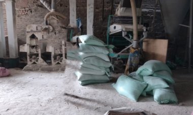 ضبط 2 طن و 250 كيلو دقيق بلدي مدعم قبل تهريبه وبيعه بالسوق السوداء في الحسينية