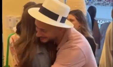 «بالأحضان والقبلات».. لقاء سعد لمجرد وإليسا في مدرجات سباق الفورمولا يُثير الجدل
