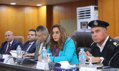 محافظ دمياط تناقش آخر الاستعدادات للانتخابات الرئاسية